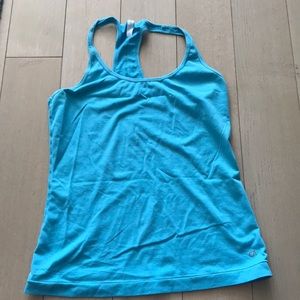 Gapfit neon blue racerback tank